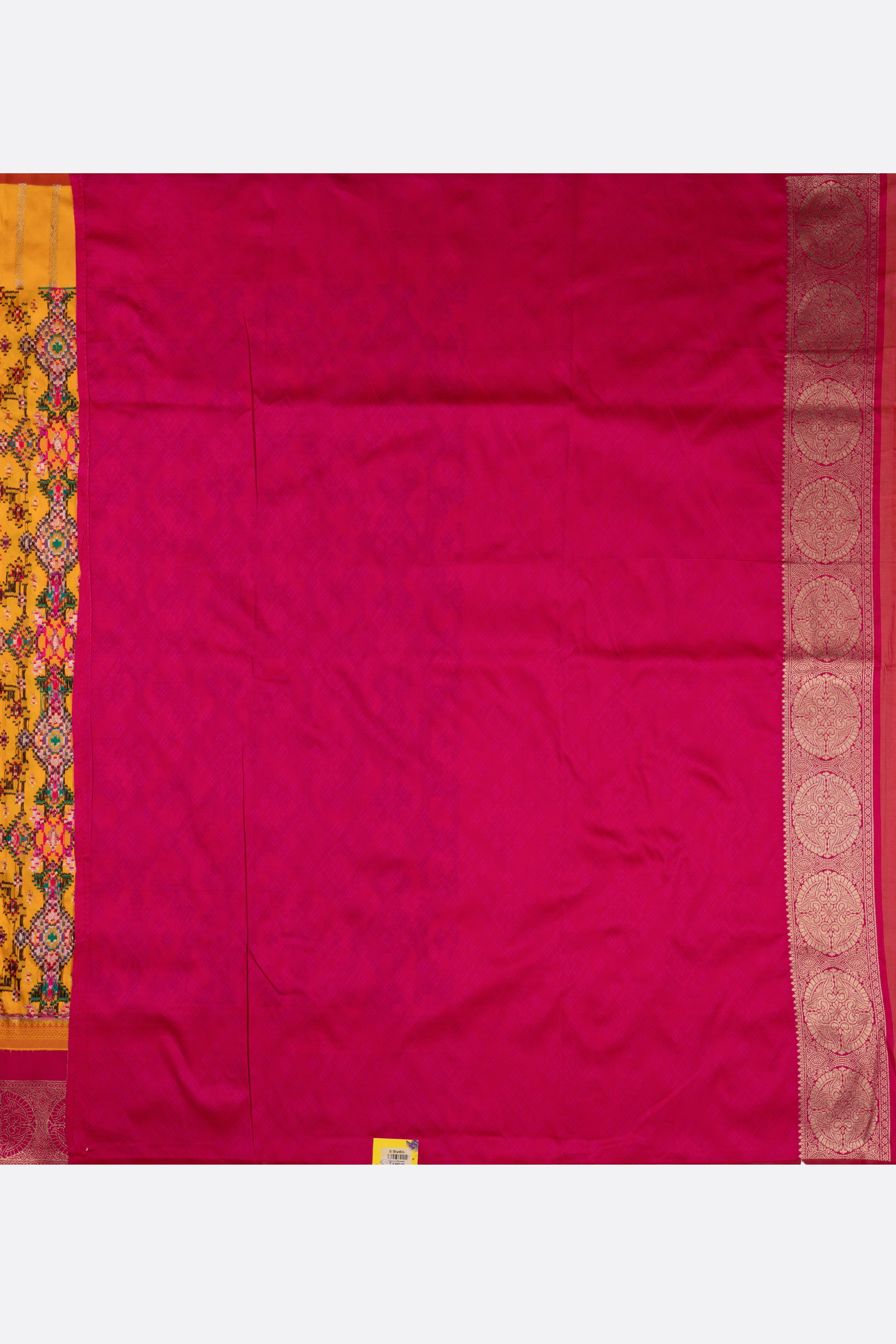 Yellow Woven Patola Saree F00885