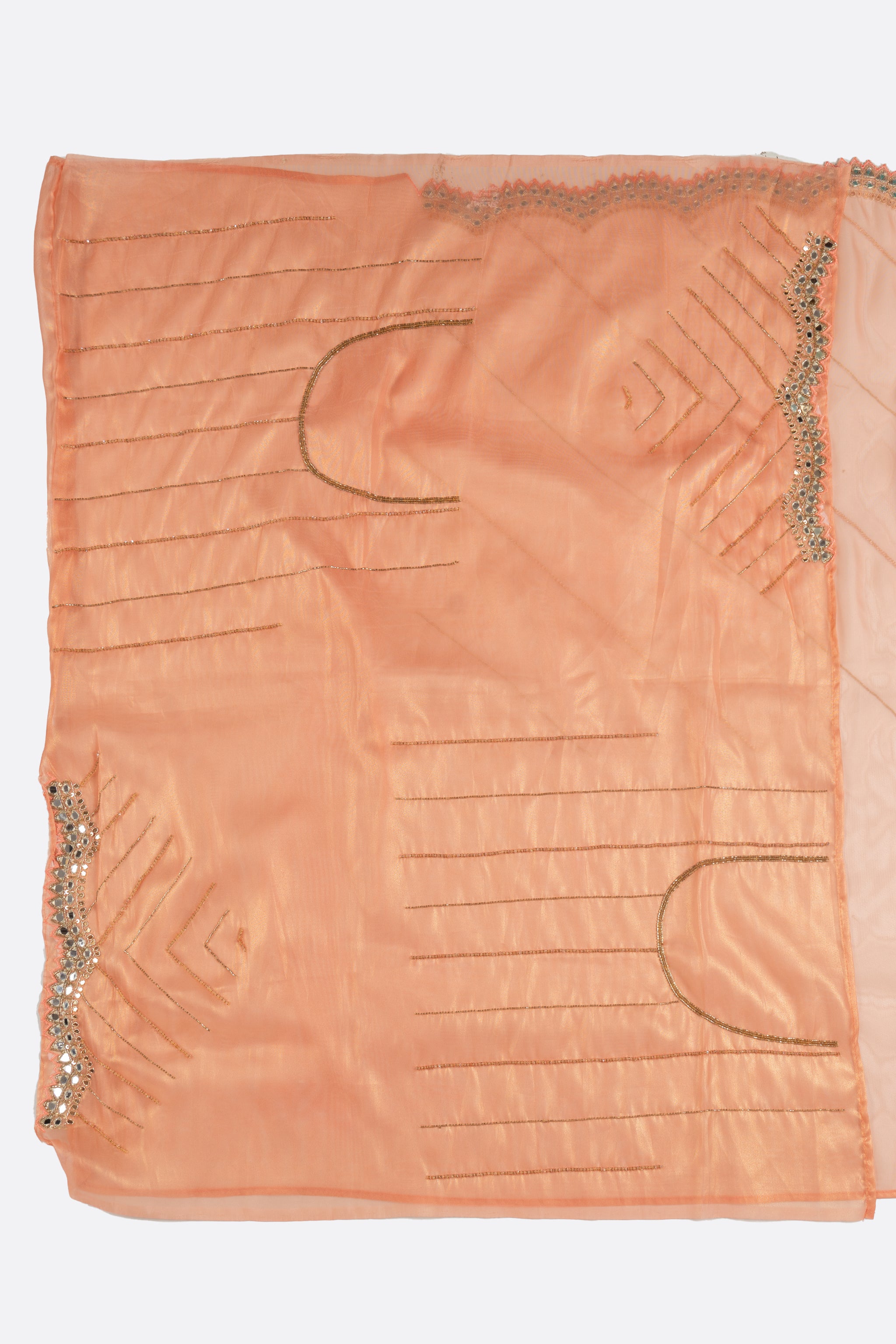 Peach Plain Tissue Kora ES0092