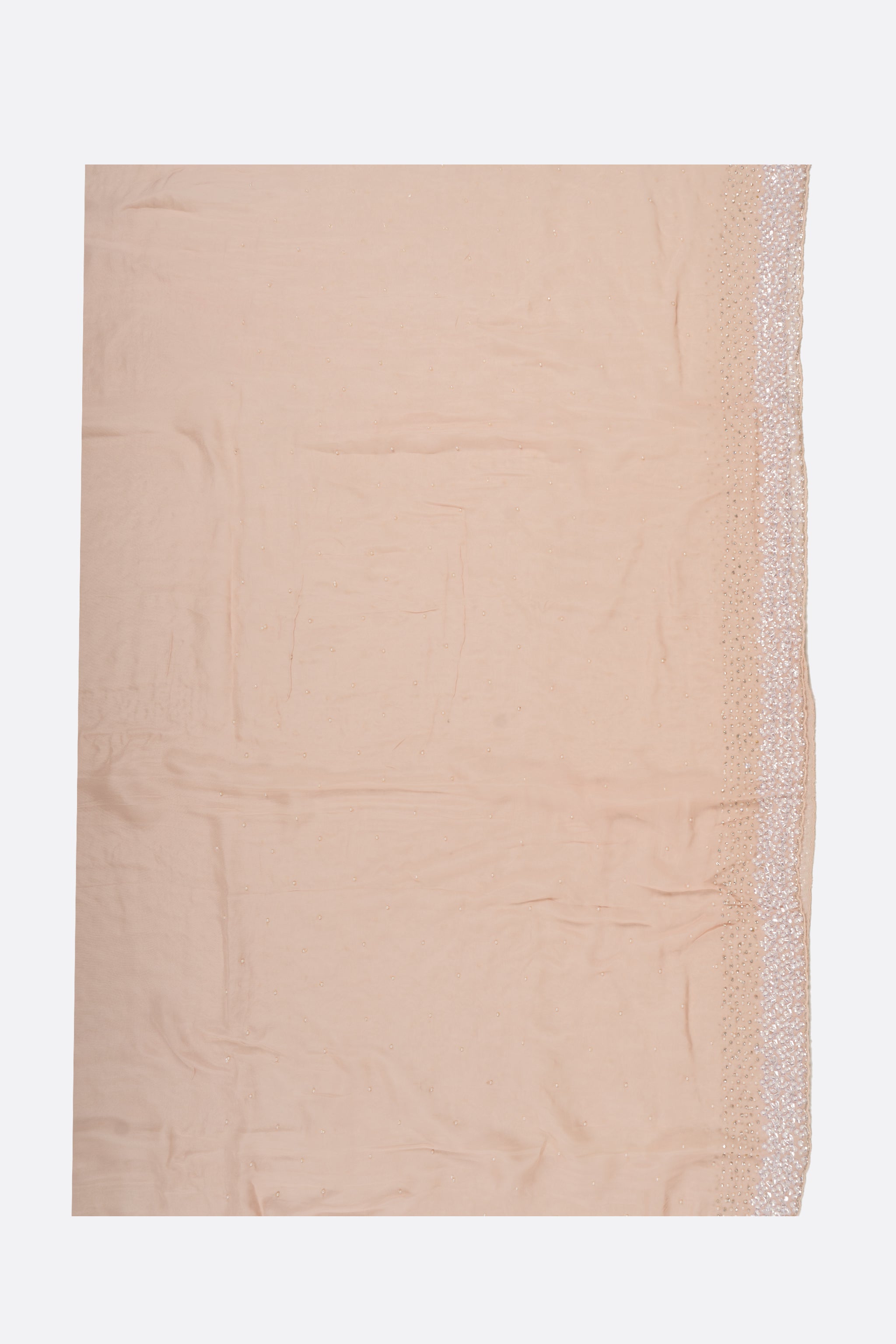 Beige Plain Kora Saree ES0218
