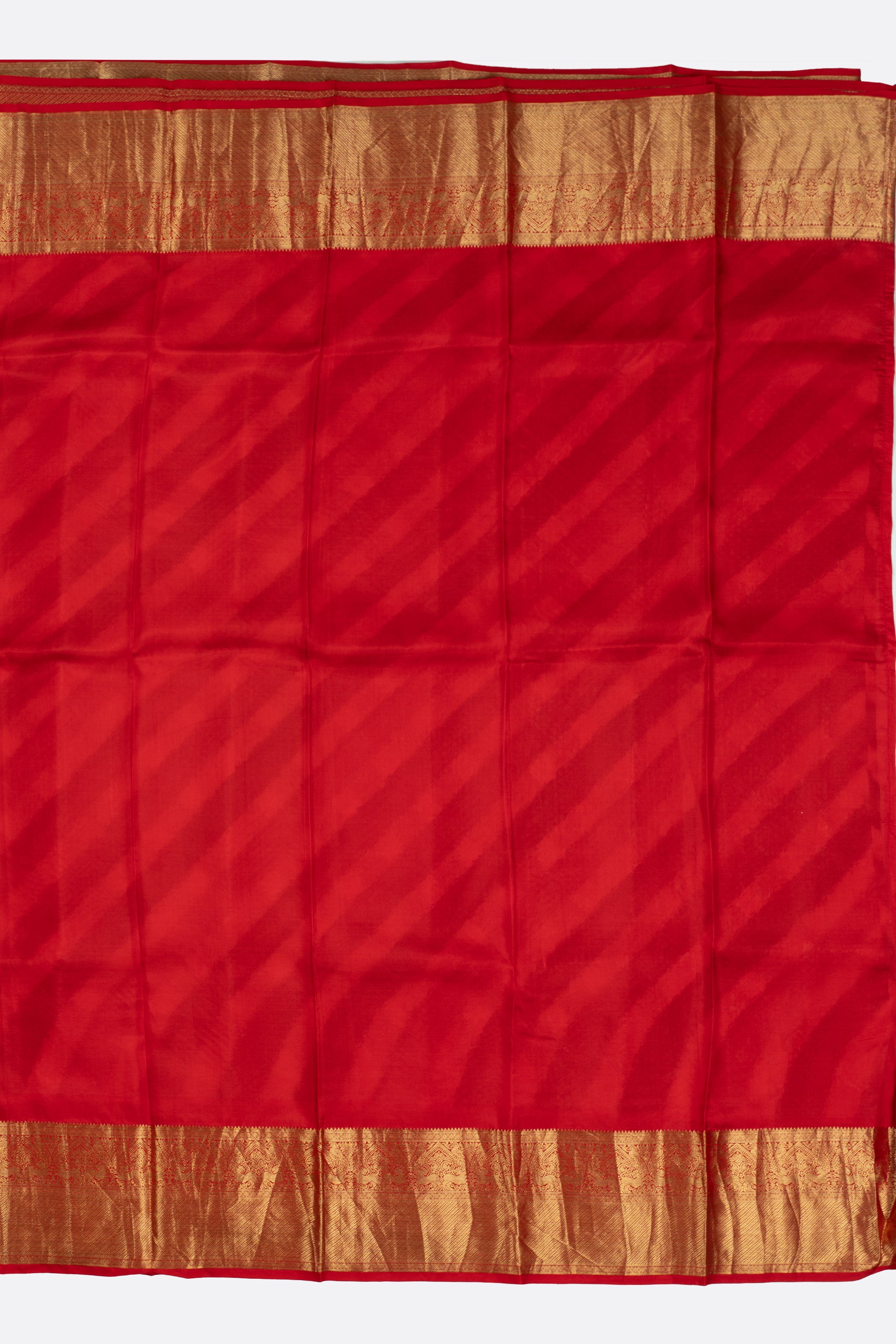 Beige Printed Gadwal Silk Saree ES0510