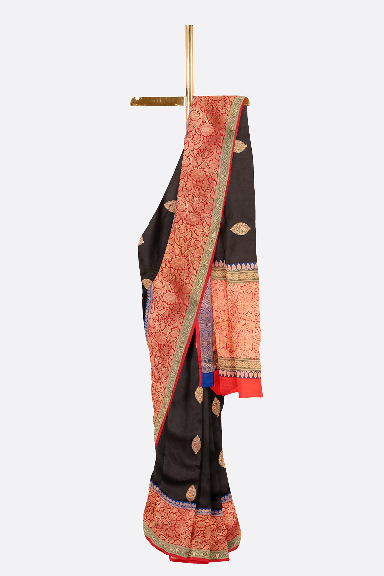 Black Woven Banaras Saree 903026