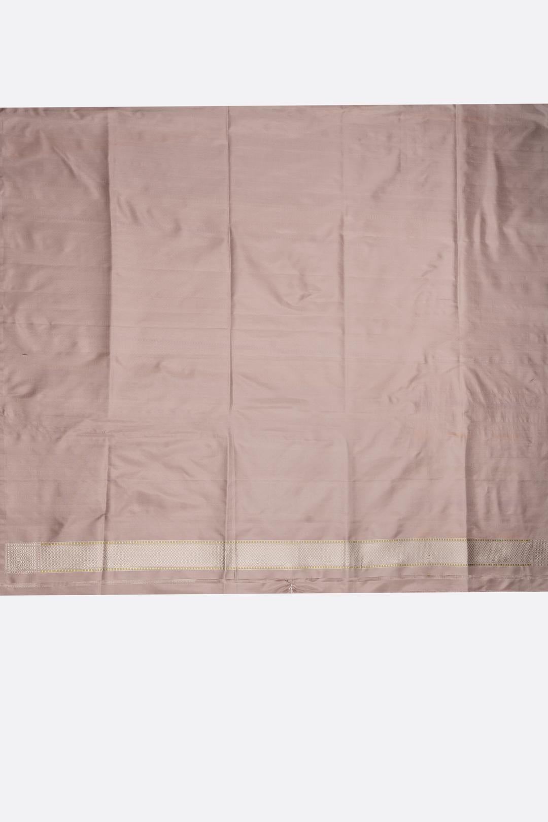 Pale Lavender Woven Banaras Saree F00203
