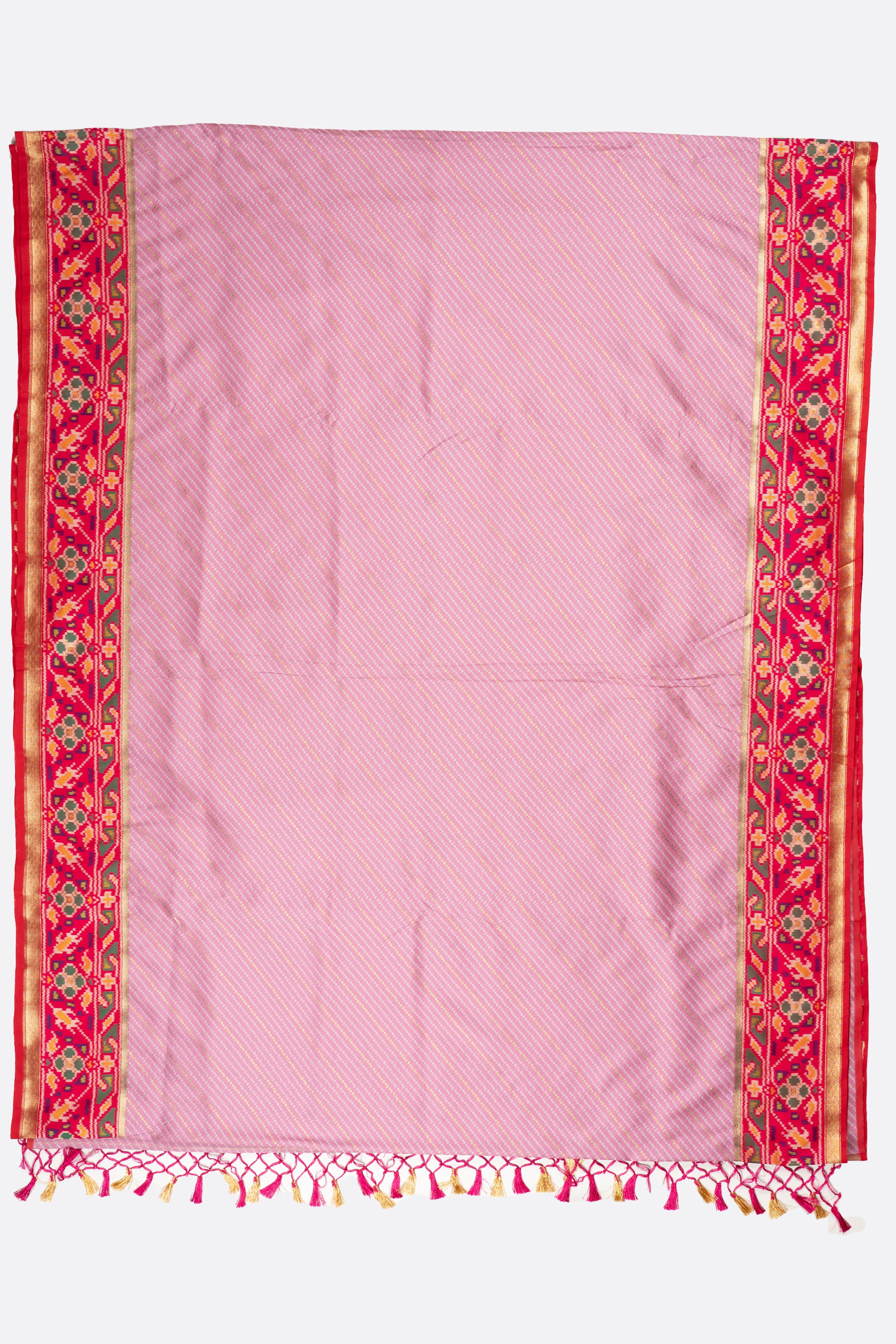Pink Woven Art Banaras Saree F00875