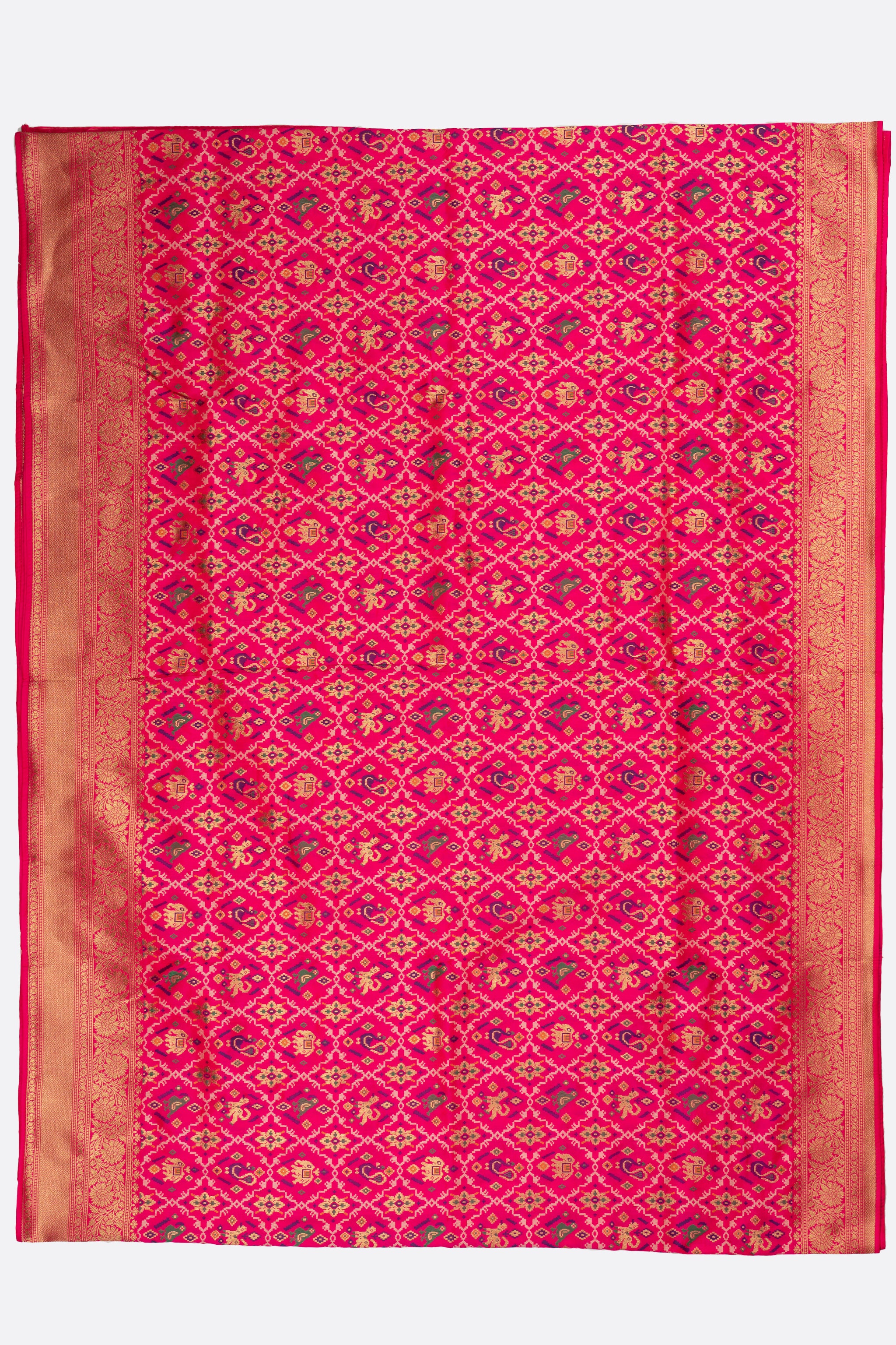 Pink Woven Banaras Saree ES1203