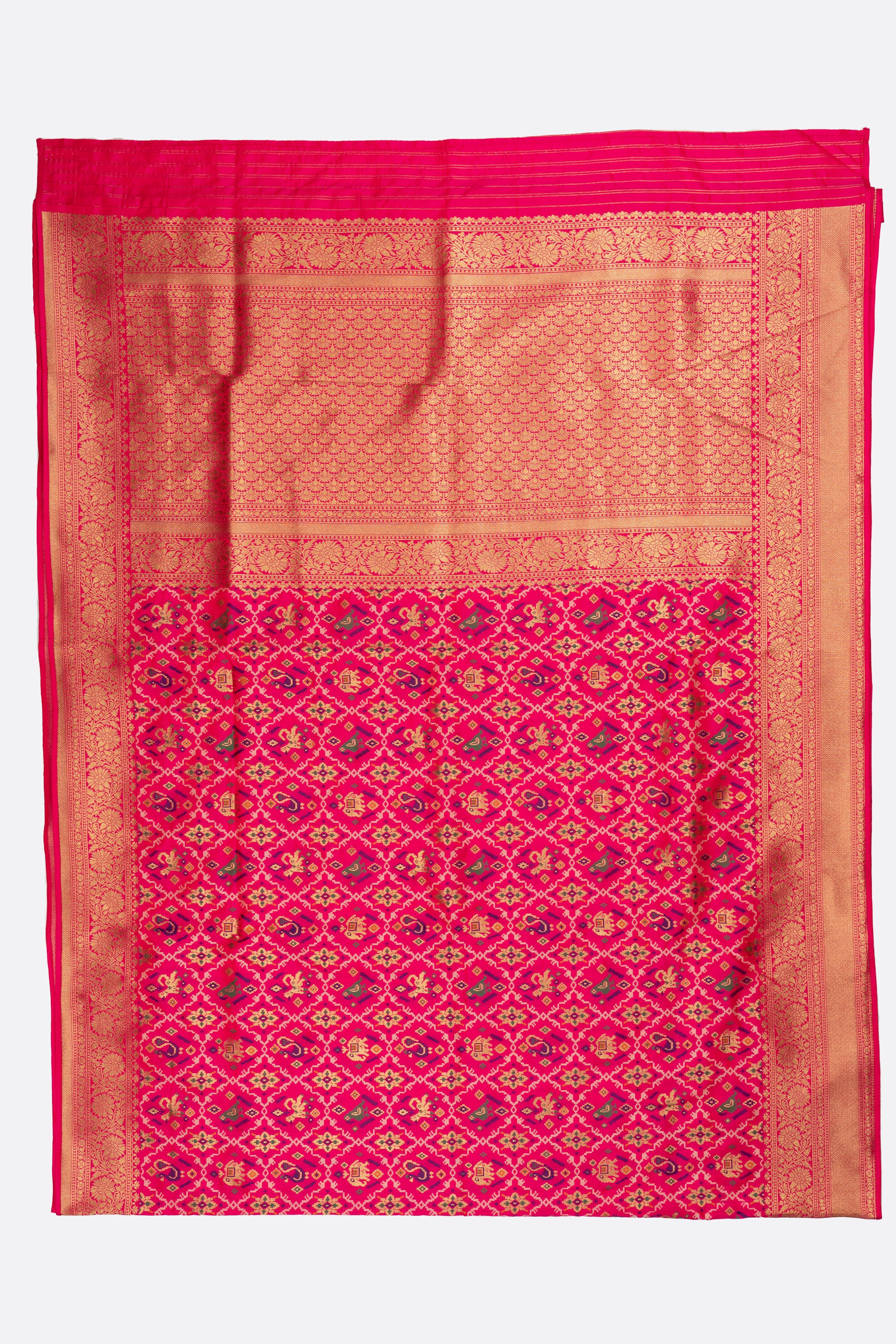 Pink Woven Banaras Saree ES1203