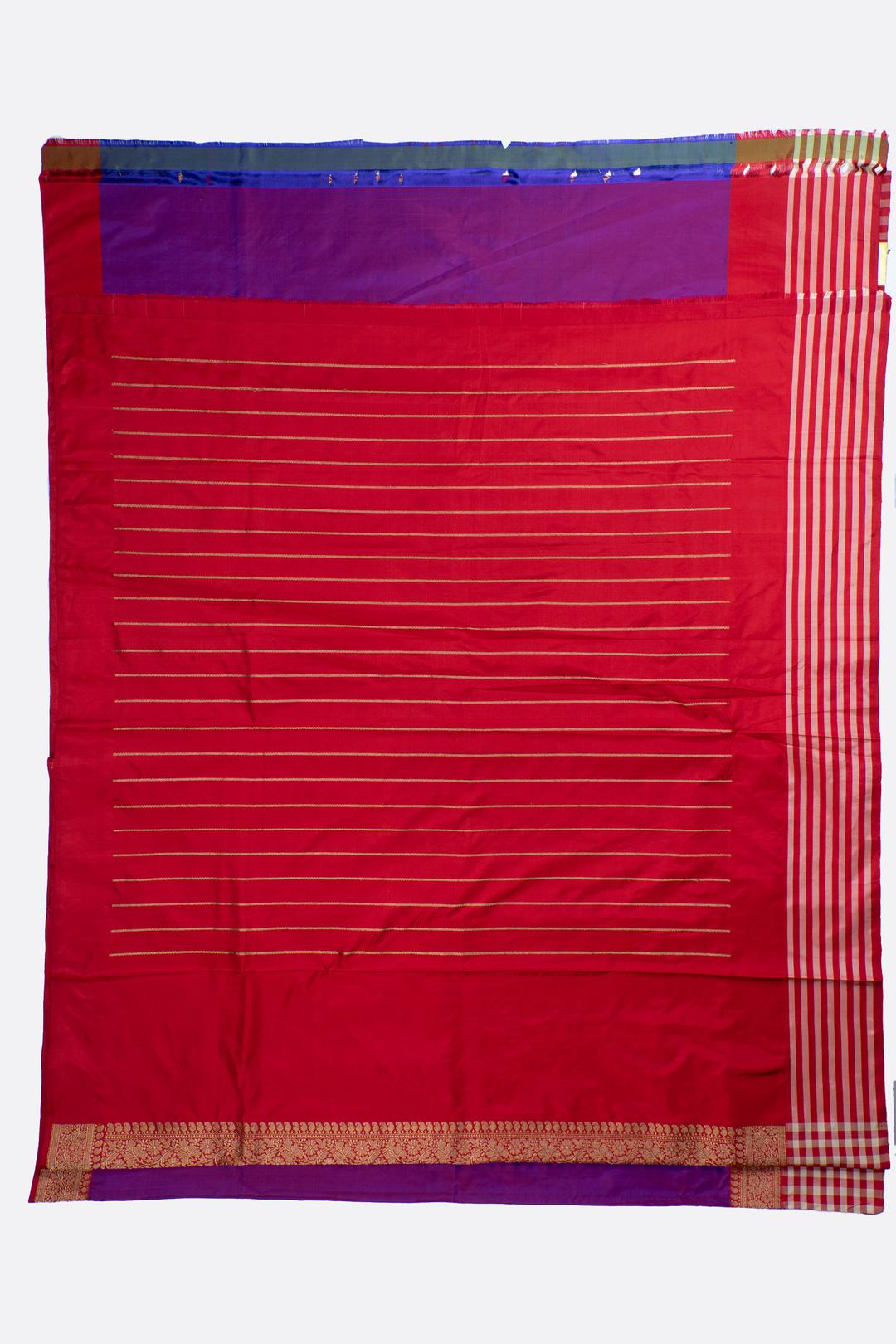 Purple Woven Banaras Saree 900907